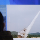 Watching the North Korean launch on South Korean TV (Image by AP)
